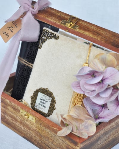 صندوق خشبي (بيج)