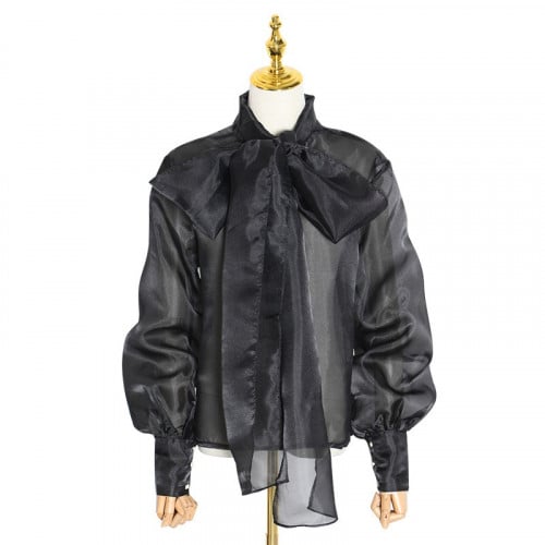 توب اورقانزا اسود blouse20