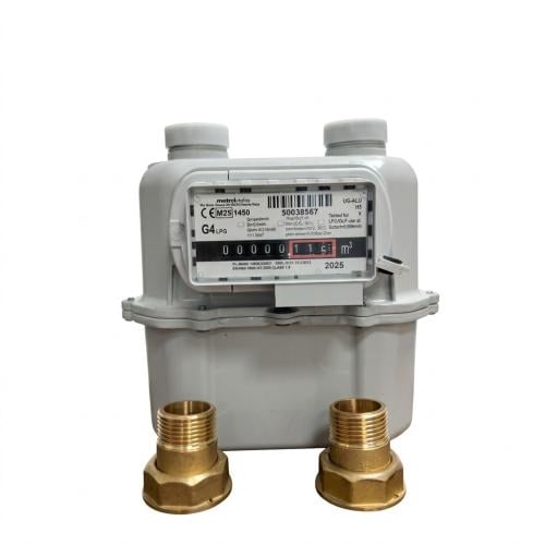 Gas meter device MATRIX G4 with connection
