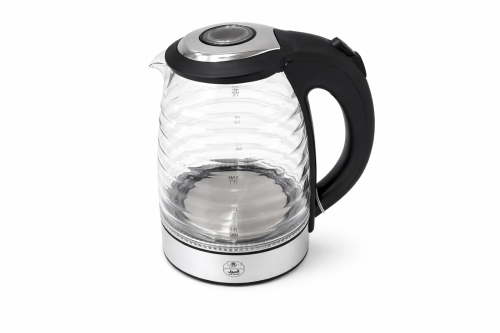 White glass 1.7 liter water boiler, Al Saif model E03208/B