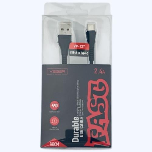 كابل Type C - USB VEGER VP-13T