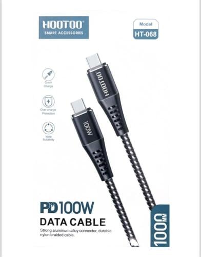 كيبل شحن Type C to Type C قماشي