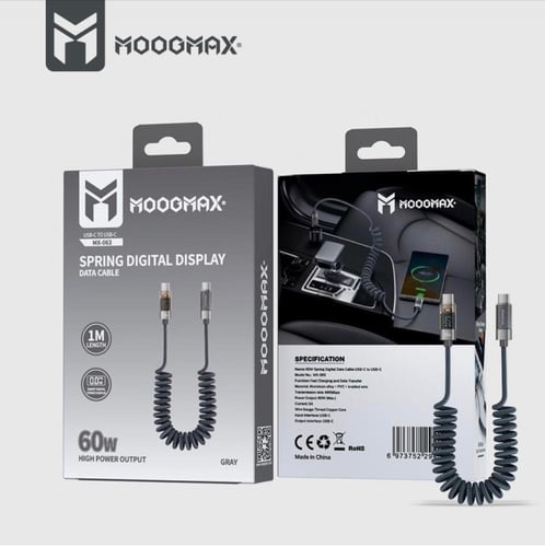 كيبل قماش ذكي رقمي تايب سي تايب سي 1M