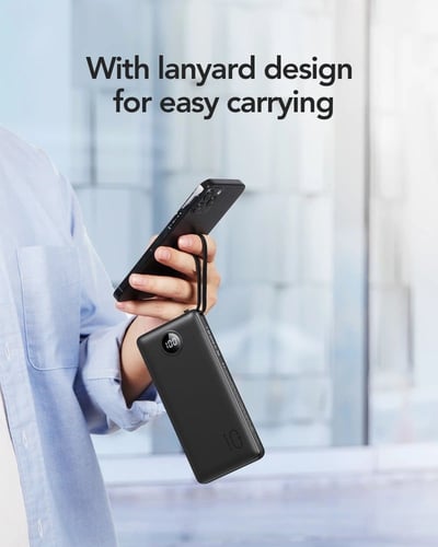 باور بانك VEGER بكابلات مدمجة فيجر Veger Power Ban...