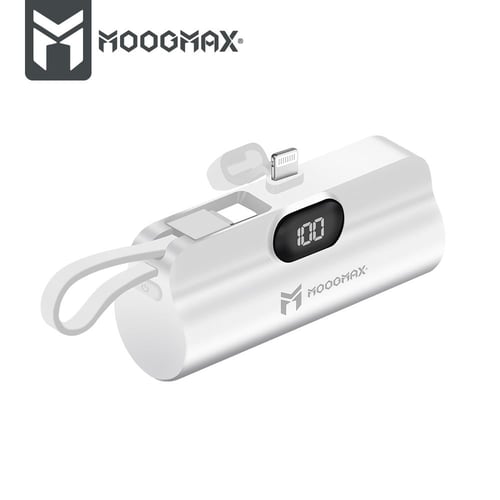 شاحن متنقل صغير الحجم بقوة 5000mAh من MoogMax مزود...
