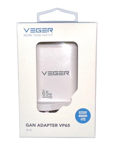 شحن جداري Veger بمنفذ يو اس بي QC 3.0 و منفذ Type...