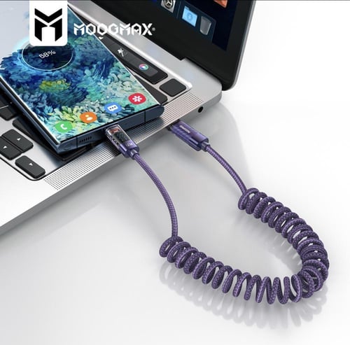 كيبل قماش ذكي رقمي تايب سي تايب سي 1M