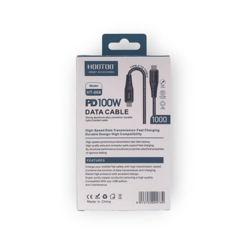 كيبل شحن Type C to Type C قماشي