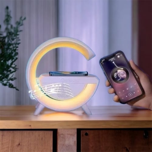 شاحن لاسلكي للهواتف مع اضاءة متعددة