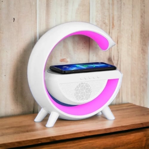 شاحن لاسلكي للهواتف مع اضاءة متعددة