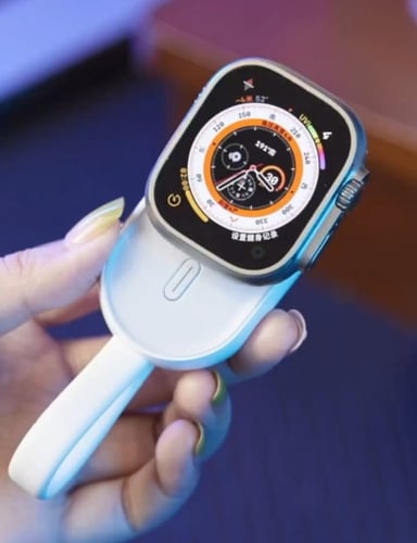 شاحن متنقل بقوة 1500mAh لساعة ابل