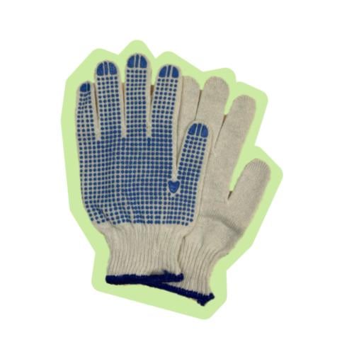 كفوف قطن أبيض ثقيل