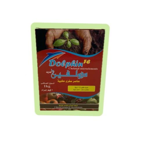 سماد دولفين شيلات حديد عبوة 1 كغم