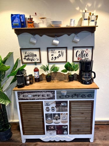 دولاب كوفي مع رف