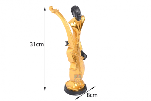 مجسم العازف الذهبي