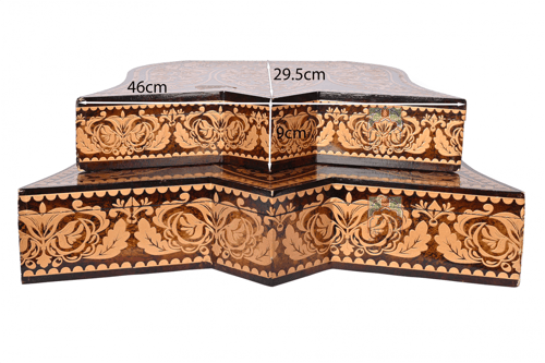 صندوق العود الفاخر قطعتين