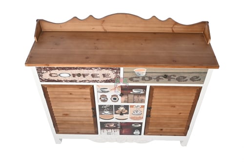 دولاب كوفي مع رف