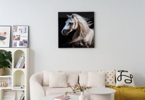 لوحة خيول باضاءه 80CM*80CM LED