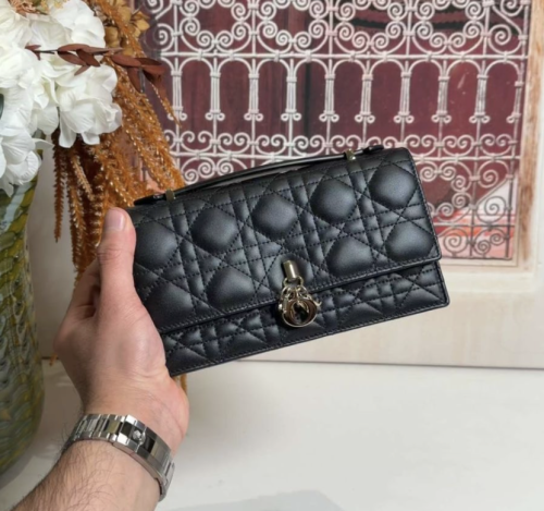حقيبة ديور Dior Black Cannage Lambskin