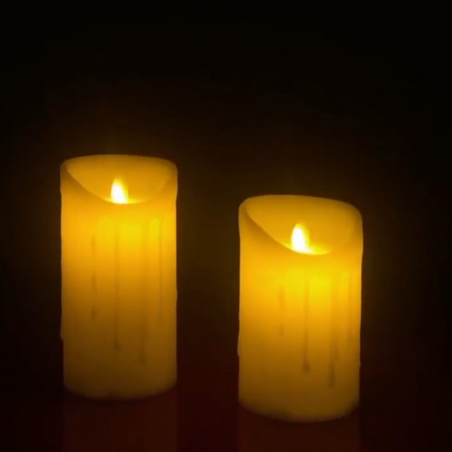 شمع يعمل بالبطارية / الكبير
