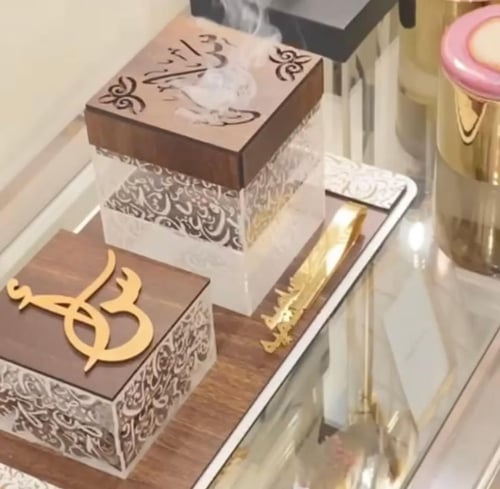 طقم مباخر اكرلك