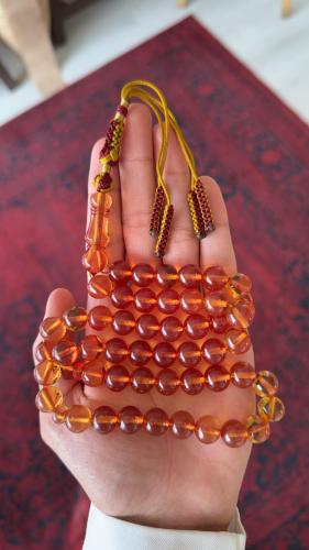 زعفراني عسلي شفاف مع كركوشة