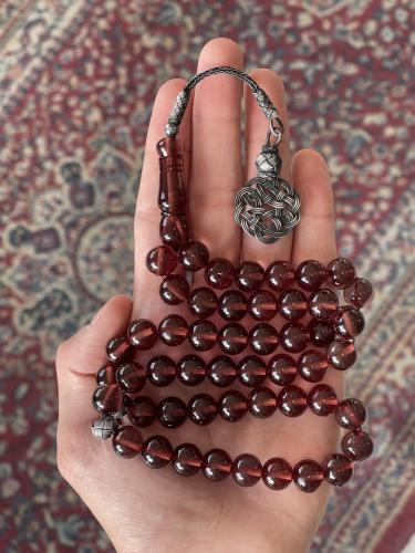 زعفراني عسلي مع فواصل و طربزونية من الفضة