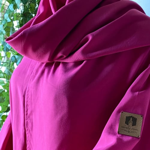 شرشف صلاة سحاب بكم مطاط مع كلوش بسيط