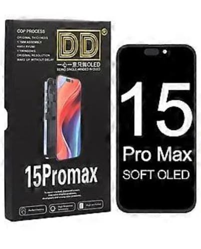 شاشة ايفون 15 برو ماكس شركة soft OLED DD