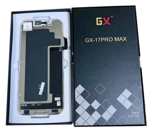 شاشة ايفون 17 برو ماكس شركة GX