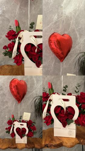 LOVE ️ ورد وبالون