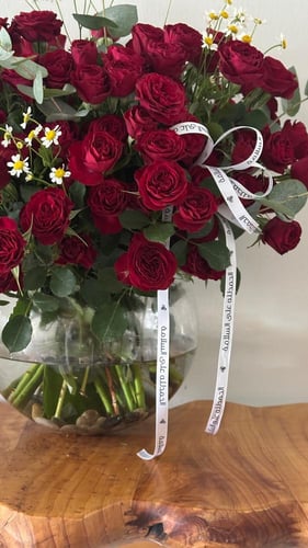 فازة ورد بيبي روز أحمر