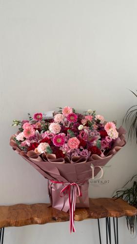 بوكيه كبير – تدرجات الوردي