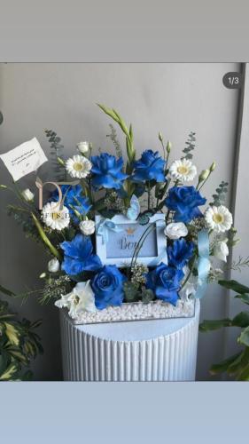 بوكس شوكولاتة وورد طبيعي – مولود ولد