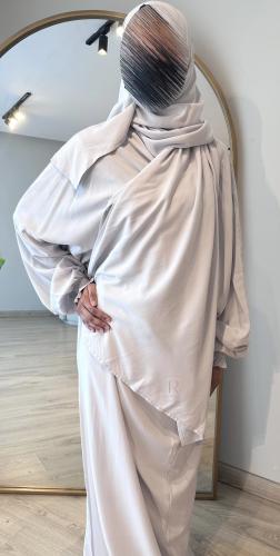 شرشف صلاة - سادة رصاصي فاتح