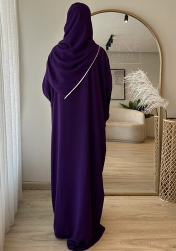 شرشف صلاة - سادة بنفسجي