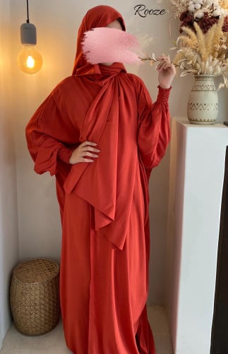 شرشف صلاة - سادة برتقالي