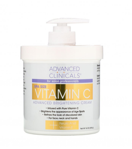 ادفانس كريم فيتامين سي لتفتيح البشرة 454 جم