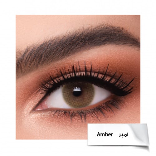 ليندا عدسات لاصقة امبر Amber