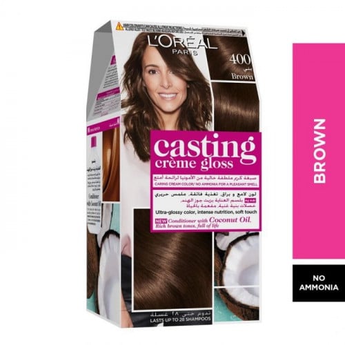 صبغة لوريال كاستينج بني رقم-400
