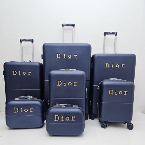 شنطة سفر 7 قطع من ديور كحلي