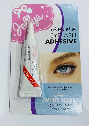 غراء رموش ابيض كوري من جيليز 7غ