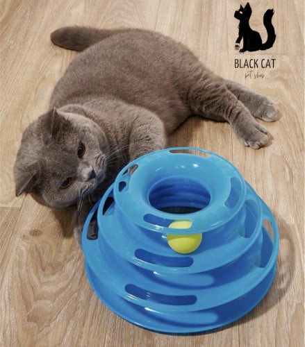 لعبه للقطط 3 طوابق