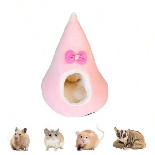 كوخ دافئ لنوم لسناجب والحيوانات صغبره