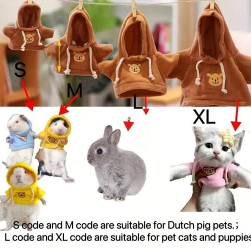 بلوفر سويتشيرت حيوان أليف صغير - أرنب، هامستر/