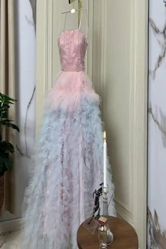 تل كلوش بقصات مكرمشه