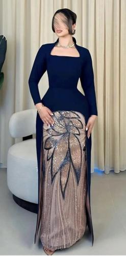 فستان خامه باربي وقطه مطرزه