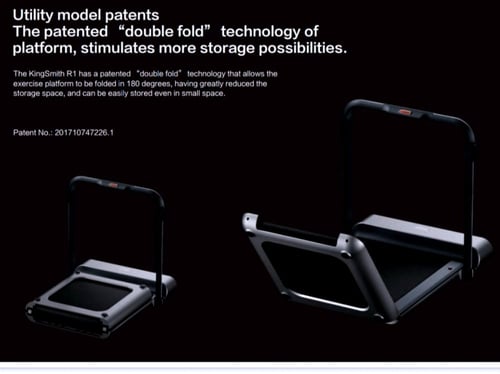 جهاز سير كهربائي ذكي صغير قابل للطي KINGSMITH Walk...