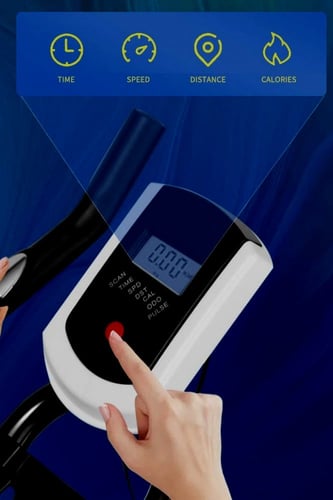 دراجة تمارين هوائية ثابتة احمر Spinning Bike Red