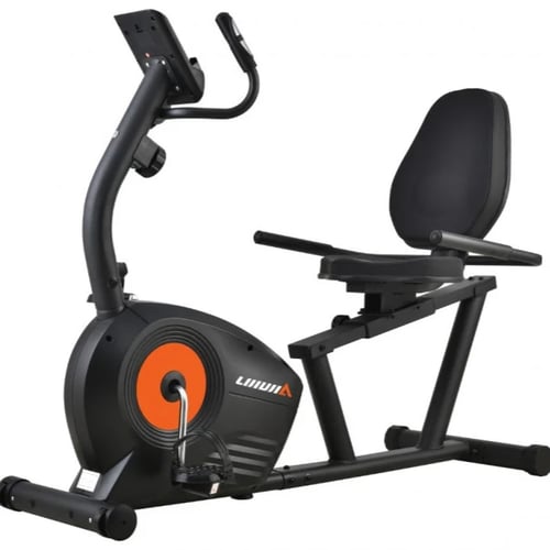 دراجة تمارين ثابتة مغناطيسية مع مقعد ومسند خلفي Re...